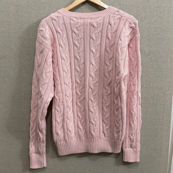 Parker Tennis Sweater Cable Knit Medium - Picture 5 of 6